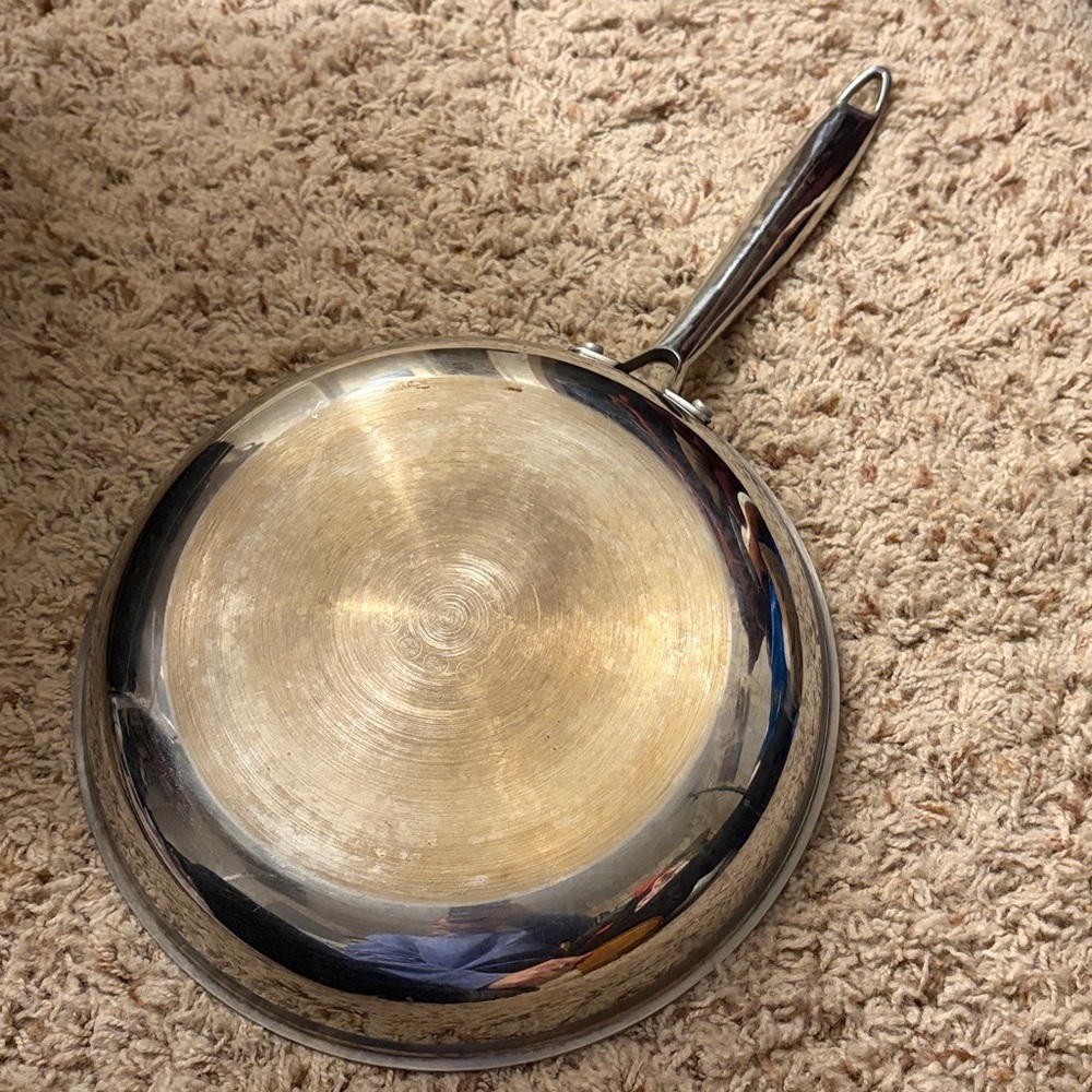 Lexi Home Tri-ply 10" Stainless Steel Scratch Resistant Nonstick Frying Pan - Picture 3 of 3